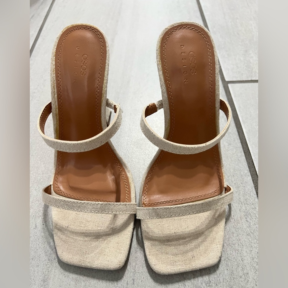 ASOS Cream Kitten Heel